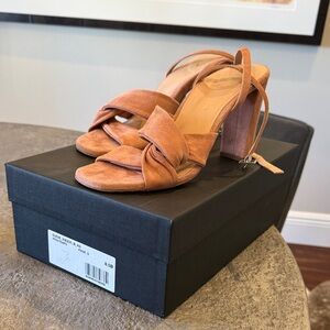 Inez Isabel heels worn once 8.5 clay pink